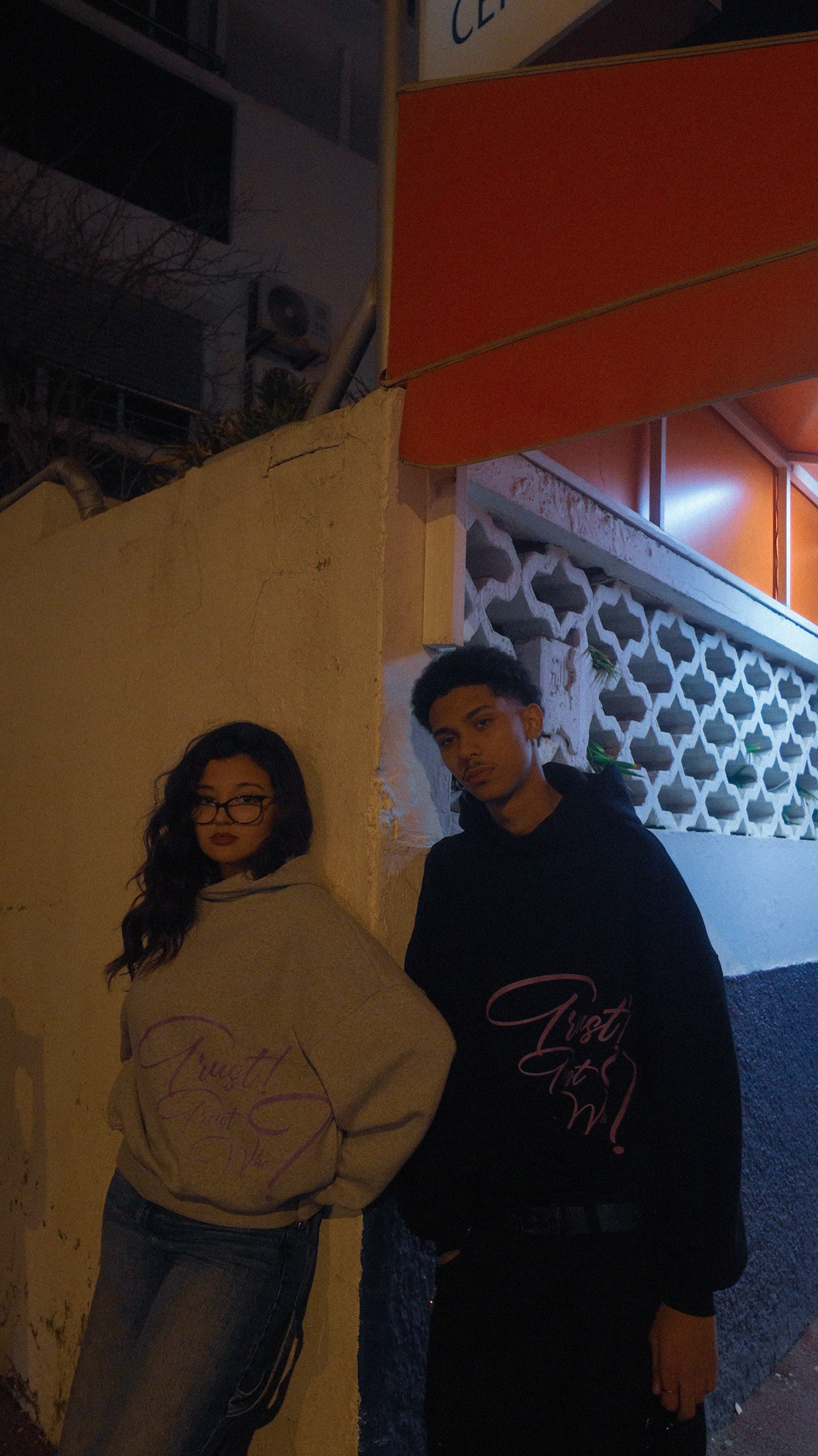 TRUST! TRUST WHO? – Cropped Hoodie