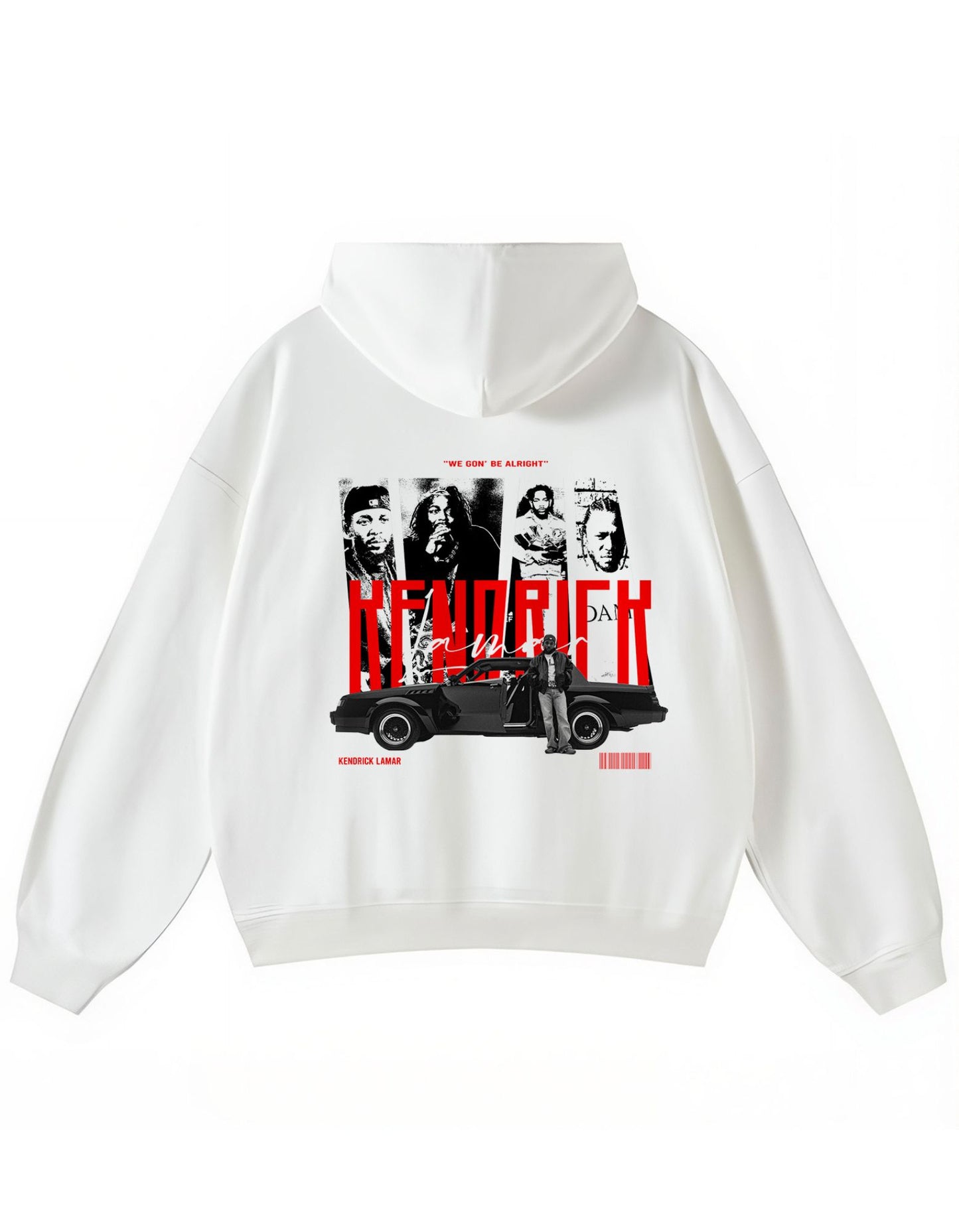 White Kendrick Lamar Hoodie