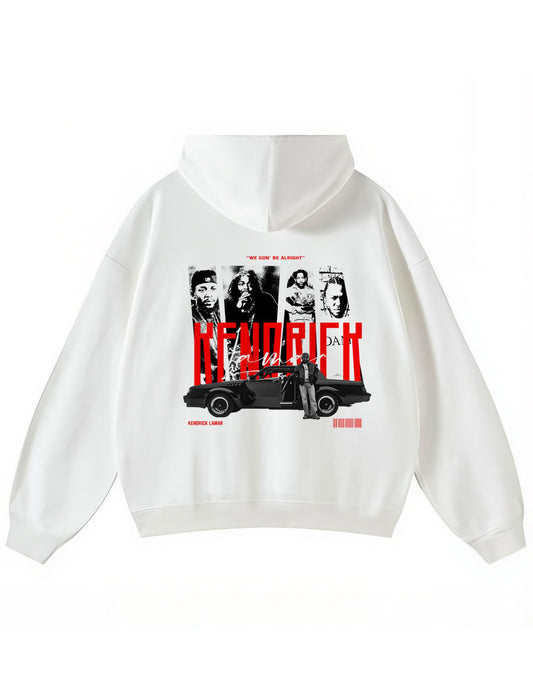 White Kendrick Lamar Hoodie